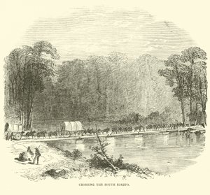 Crossing the South Edisto, January 1865 by American School