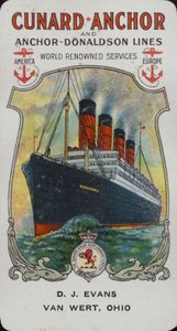 Cunard Ship - Aquitania by American School
