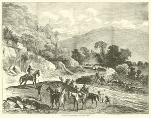Cutting the Chesapeake and Ohio Canal, July 1864 by American School