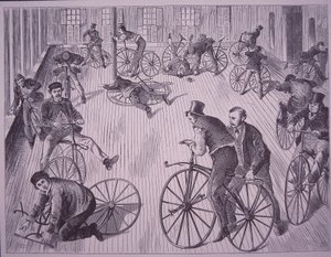 Cycling school, New York, USA