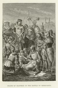 Death of Manfred in the Battle of Benevento by American School