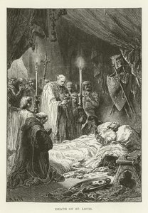 Death of St Louis by American School