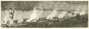 Destruction of the Weldon Railroad, September 1864 by American School