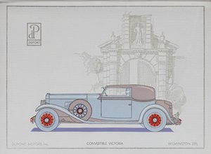 DuPont Motor Cars: Convertible Victoria, 1921