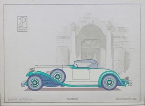 DuPont Motor Cars: Roadster, 1921 by American School