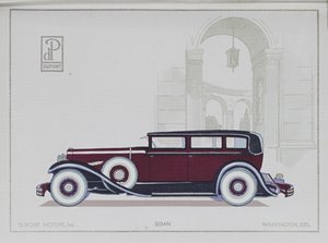 DuPont Motor Cars: Sedan, 1921 by American School