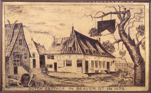 Dutch Cottage in Beaver Street in 1679, c.1853