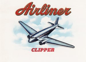 Early Airliner in Flight by American School