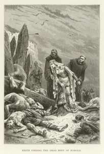 Edith Finding the Dead Body of Harold by American School