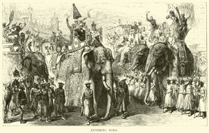 Entering Agra