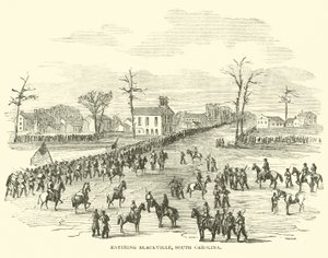 Entering Blackville, South Carolina, January 1865 by American School
