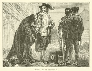 Execution of Charles I by American School