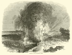 Explosion of Fort on McPherson