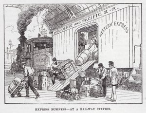 Express Business, at a Railway Station