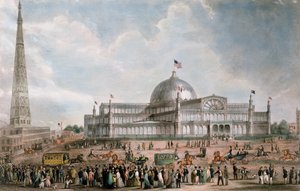 Exterior View of the New York Crystal Palace, 1853