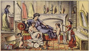 Family Bathtime by American School