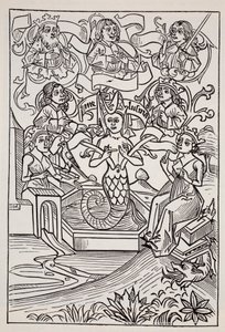 Fay Melusine, from The World Guide to Gnomes, Fairies, Elves and Other Little People by Thomas Keightley, Published 1880
