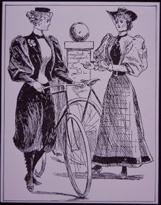 Female Cycling Costume, Showing Girl in Bloomers, New York, USA by American School