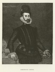Hernán Cortés by American School