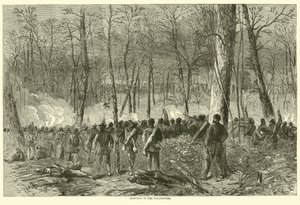 Fighting in the Wilderness, May 1864 by American School