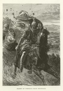 Flight of Pompeius from Pharsalia by American School