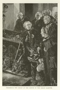 Frederick the Great at the Coffin of the Great Elector