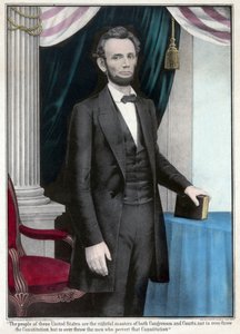 Full Length Portrait of Abraham Lincoln, pub. 1865