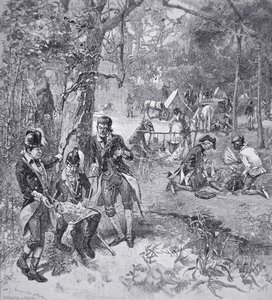 General Francis Marion in Camp by American School
