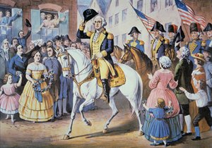 George Washington Enters New York City, 25 November