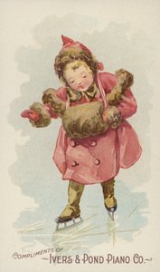 Girl Ice Skating by American School