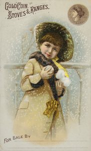 Girl Holding Snowballs