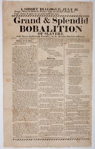 Grand and Splendid Bobalition of Slavery, 1822