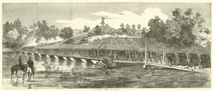 Hanover Ferry, Crossing the Pamunkey, June 1864 by American School
