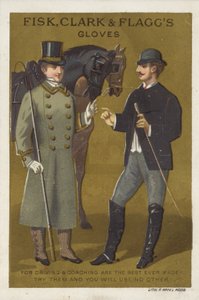 Horses with Groom and Driver by American School