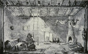 Interior of a Pueblo House