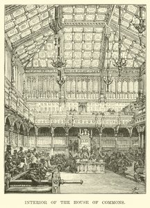 Interior of the House of Commons by American School