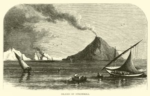 Island of Stromboli by American School