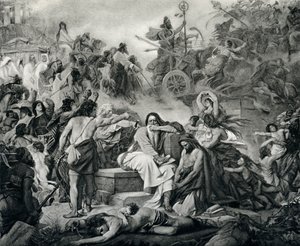 Jeremiah at the fall of Jerusalem, from 
