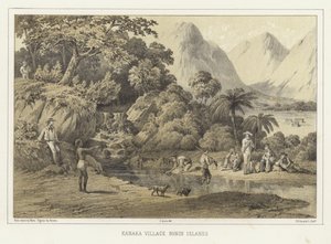 Kanaka Village, Bonin Islands by American School