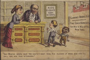 Kids cleaned here by American School