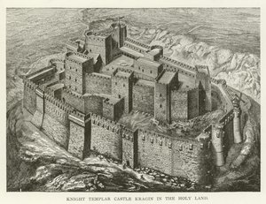 Knight Templar Castle Kragin in the Holy Land