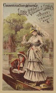Ladies Punting on the River Eating Corned Beef by American School