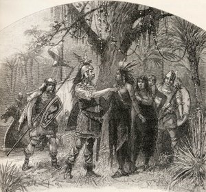 Landing of Northmen, from 