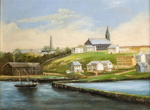 Landscape of Bunker Hill by American School