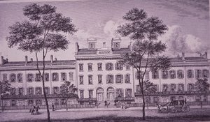 LeRoy Place in 1831, part of what is now Bleecker Street in Greenwich Village