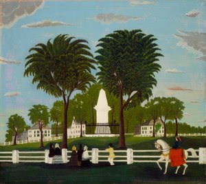 Lexington Battle Monument, c.1830 by American School