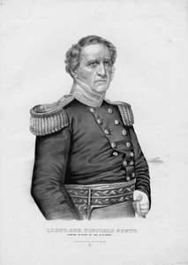Lieut. Gen. Winfield Scott, General in chief of the U.S. Army, pub. by Currier & Ives, c.1860