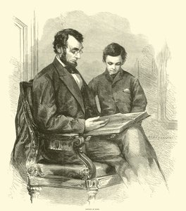 Lincoln at Home, April 1865 by American School