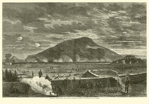 Lookout Mountain, from the Federal works on Chattanooga Creek, November 1863 by American School