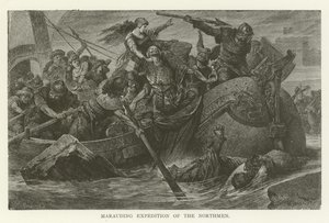 Marauding Expedition of the Northmen by American School